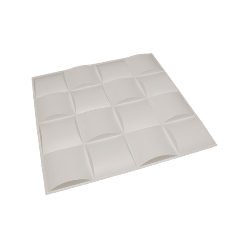 Painel durável de decoração de parede PET impresso em 3D