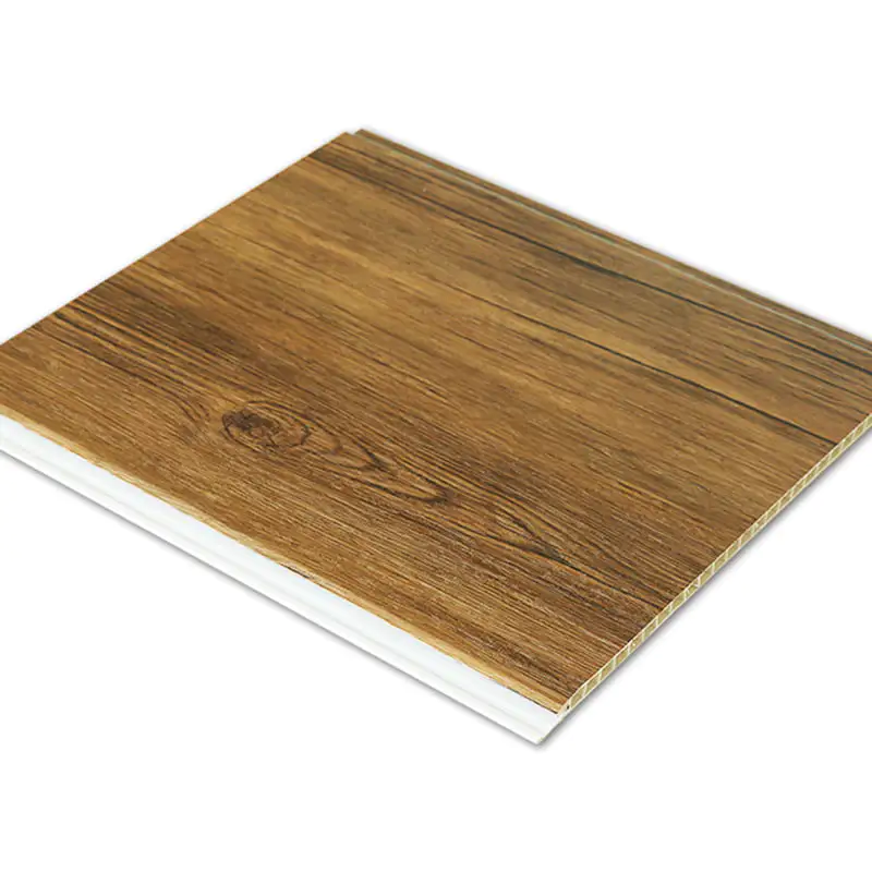 Painéis de parede exterior decorativos de coextrusão WPC com costura pequena em forma de V
