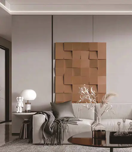 Painel de parede em PVC